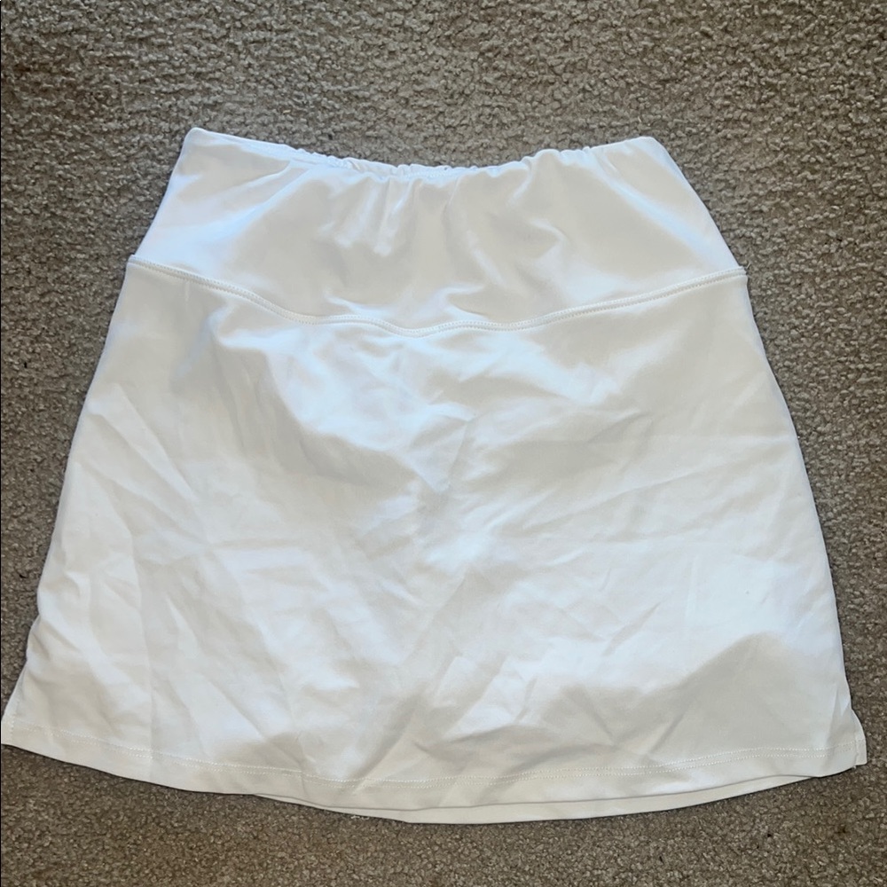 White skirt